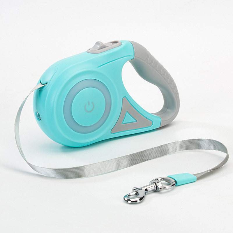 Dog Leash Retractable Leash And Dog Collar Spotlight Automatic Pet Dog Cat Traction Rope For Small Medium Dogs Pet Product — view 5