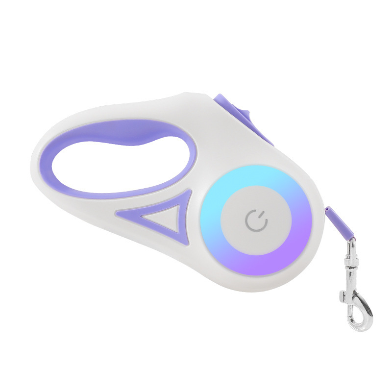 Dog Leash Retractable Leash And Dog Collar Spotlight Automatic Pet Dog Cat Traction Rope For Small Medium Dogs Pet Product — view 6