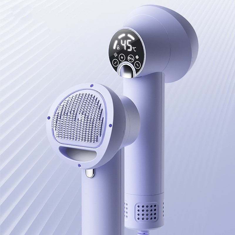 Smart Pet Hair Dryer Dog Golden Retriever Cat Grooming Hairdressing Blow & Comb Silent No Harm Pet Cleaning Supplies Pet Products — view 2
