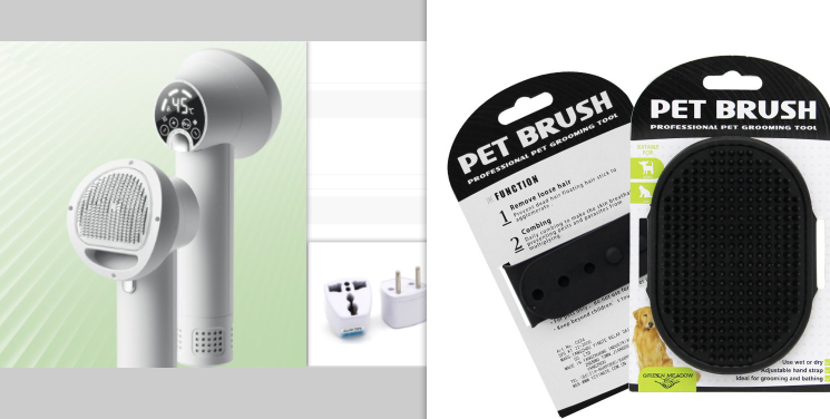 Smart Pet Hair Dryer Dog Golden Retriever Cat Grooming Hairdressing Blow & Comb Silent No Harm Pet Cleaning Supplies Pet Products — view 10