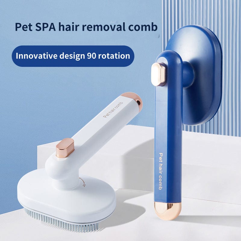 Pet Comb Cat Dog To Remove Floating Hair Pet Hair Brush Hair Removal Artifact Pet Grooming Brush Supplies Self Cleaning Comb Pet Products — view 4