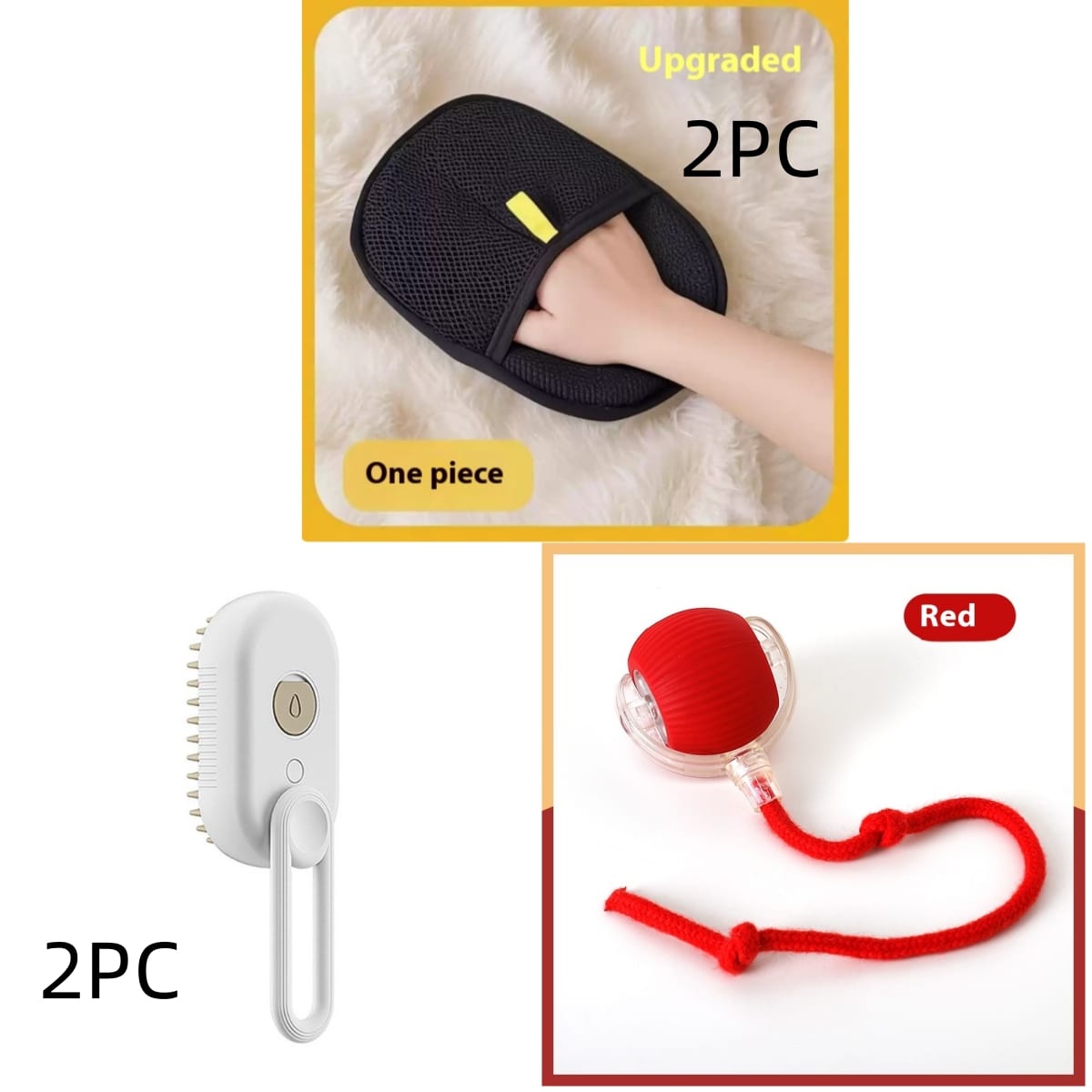 Cat Steam Brush Steamy Dog Brush 3 In 1 Electric Spray Cat Hair Brushes For Massage Pet Grooming Comb Hair Removal Combs Pet Products — view 2