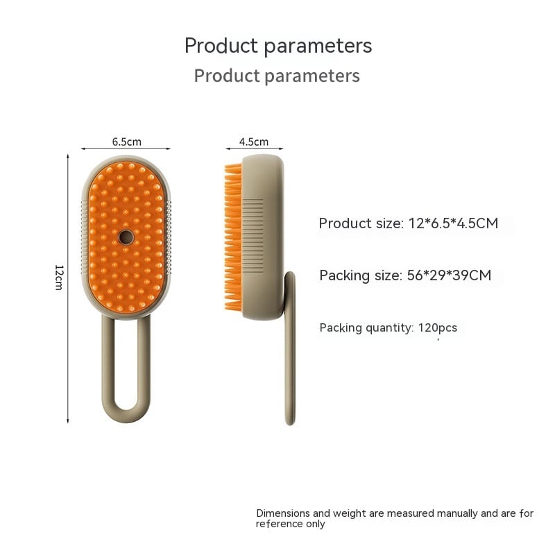 Cat Steam Brush Steamy Dog Brush 3 In 1 Electric Spray Cat Hair Brushes For Massage Pet Grooming Comb Hair Removal Combs Pet Products — view 3