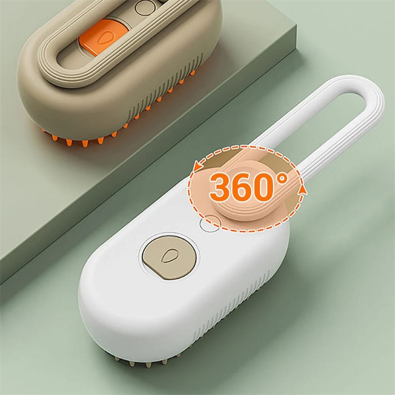 Cat Steam Brush Steamy Dog Brush 3 In 1 Electric Spray Cat Hair Brushes For Massage Pet Grooming Comb Hair Removal Combs Pet Products — view 5