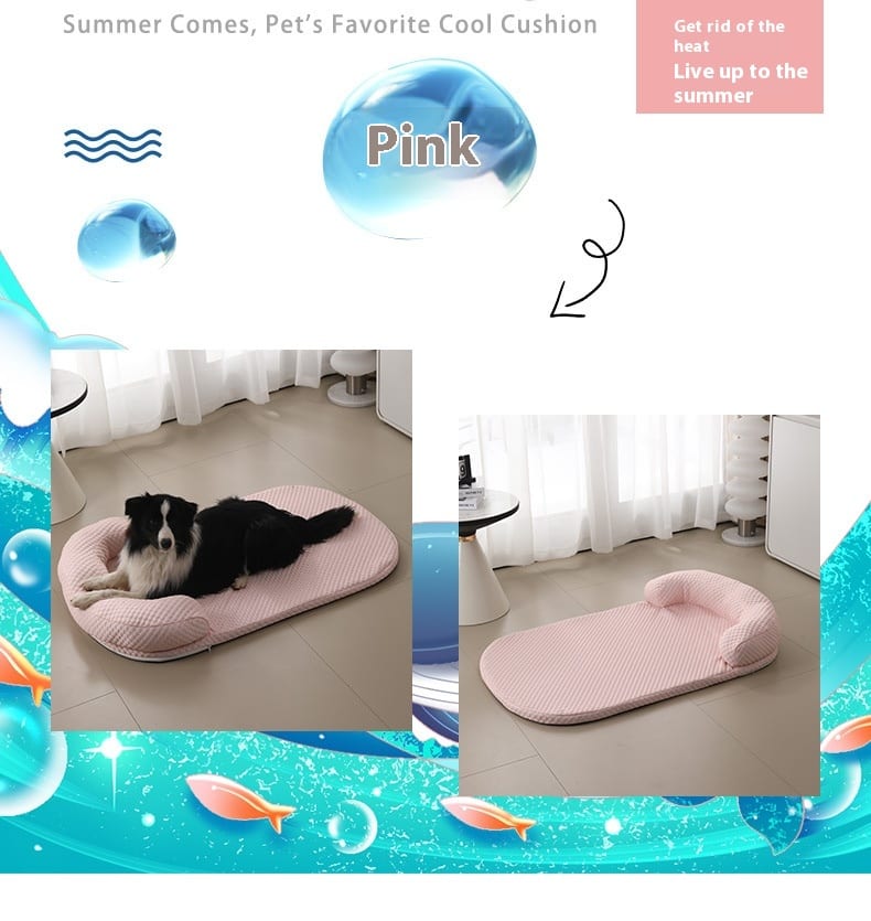 Pet Cooling Mat Kennel Summer Ice Peas Breathable Cool Pet Mat — view 3