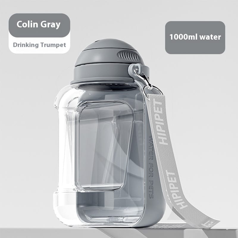 2 In 1 Dog Large Capacity Pets Out Drinking Pot Cat Water Dispenser Portable Water Cup Water And Food Integrated Bowl Pet Products — view 15