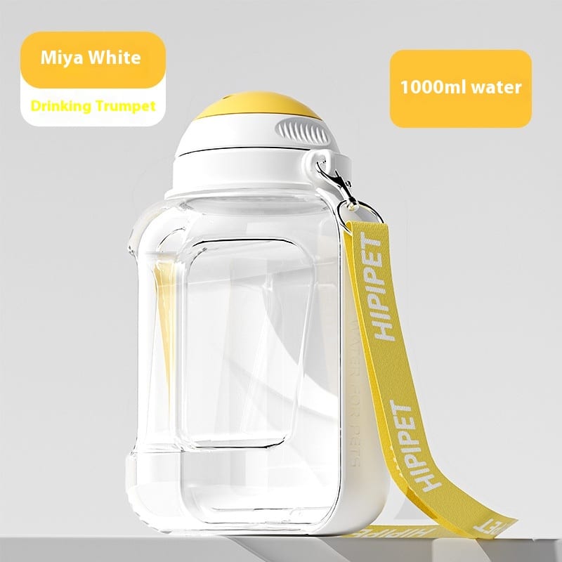 2 In 1 Dog Large Capacity Pets Out Drinking Pot Cat Water Dispenser Portable Water Cup Water And Food Integrated Bowl Pet Products — view 7