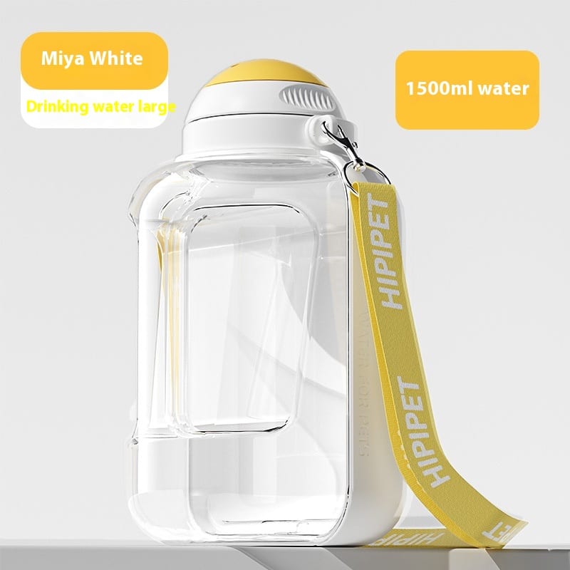 2 In 1 Dog Large Capacity Pets Out Drinking Pot Cat Water Dispenser Portable Water Cup Water And Food Integrated Bowl Pet Products — view 8
