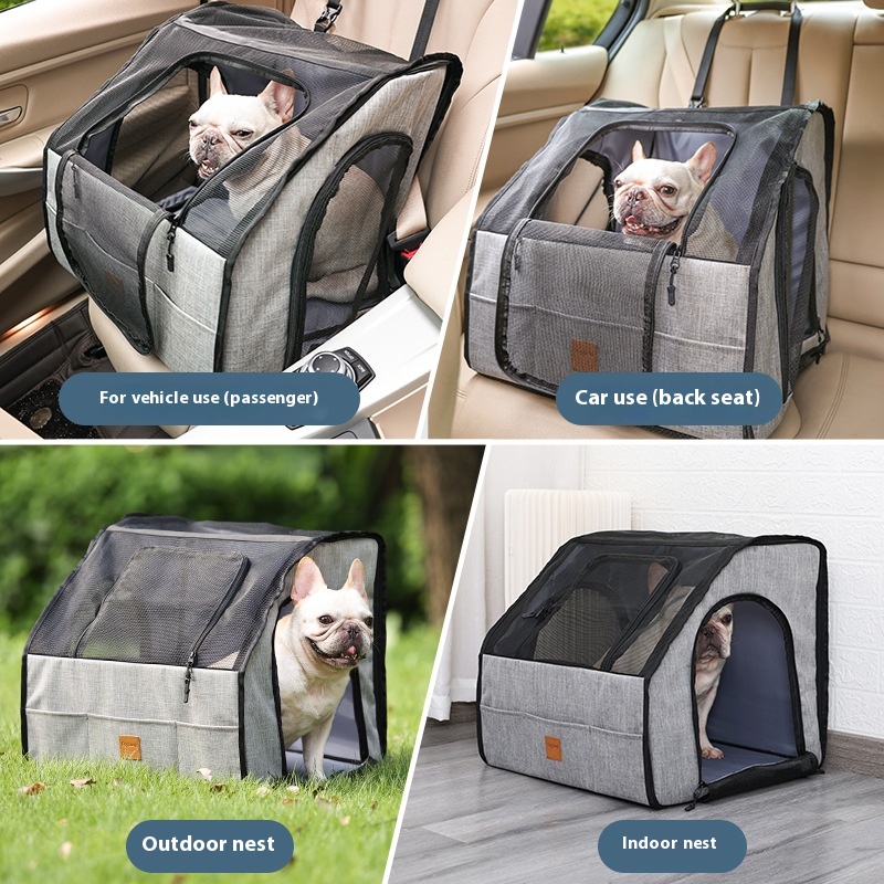 Portable Foldable Car Waterproof And Hard-wearing Pet Cage Waterproof Thickened Dog Mat Car Pet Mat — view 3