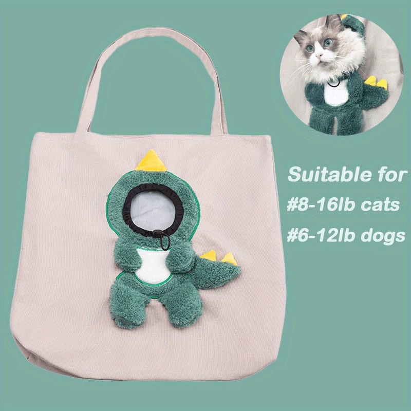 Little Bee Design Cat Dog Carrier Bags Portable Breathable Bag Soft Pet Carriers With Safety Zippers Outgoing Travel Pets Handbag — view 2