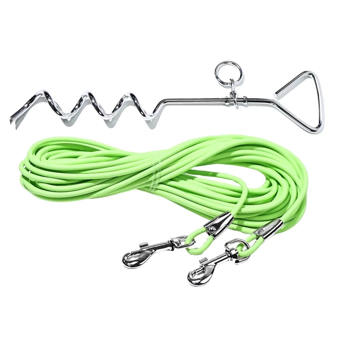 Ground Stake Fixed Dog Leash Allows Your Beloved Dog To Play More Freely — view 8