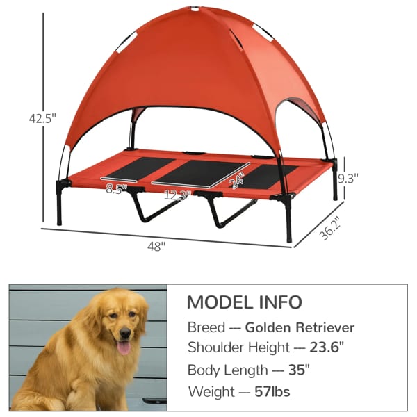 Dog Cot Cooling Pet Bed — view 4