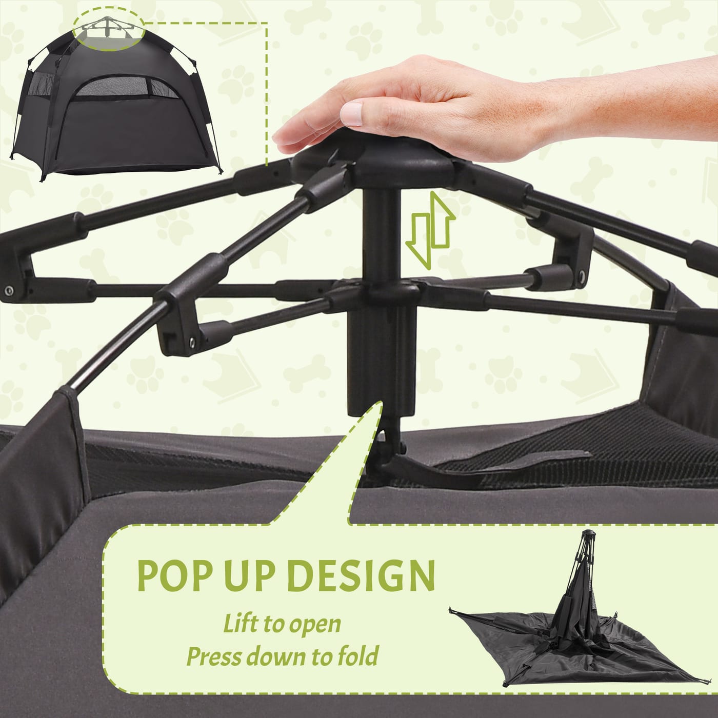 Dog Tent With Carry Bag — view 3