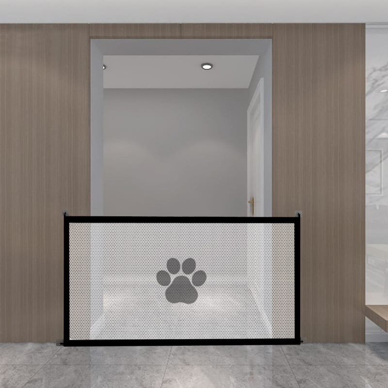 Punch-free Partition Isolation Network Portable Folding Dog Barrier Safety Protection Net Fence — view 3