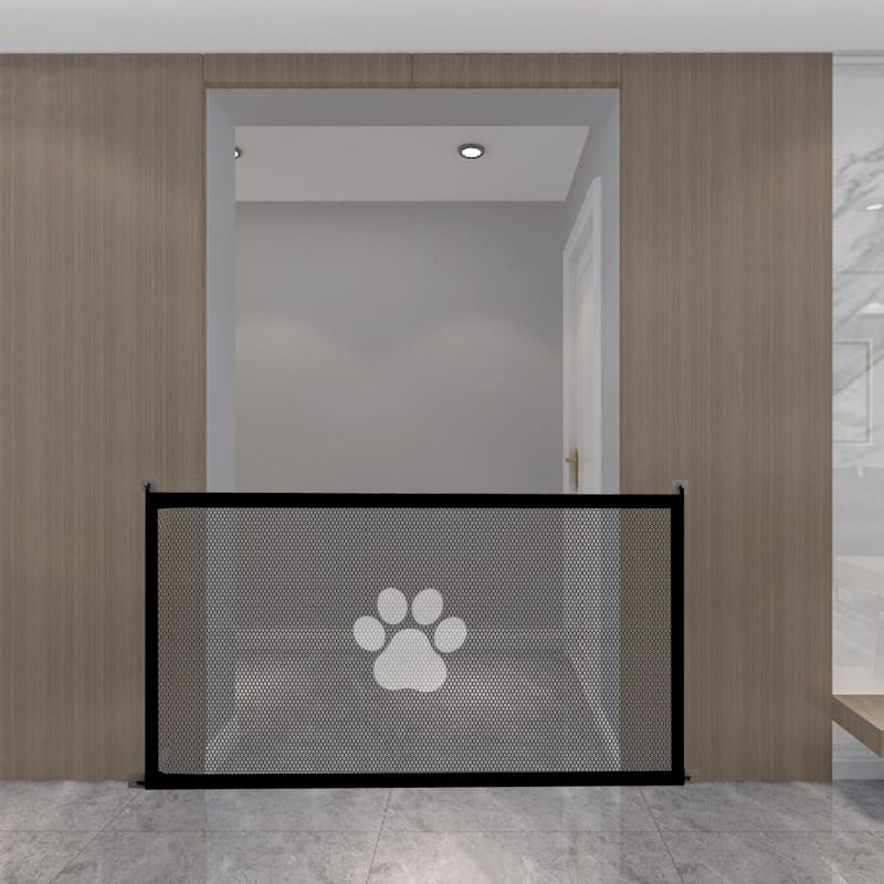 Punch-free Partition Isolation Network Portable Folding Dog Barrier Safety Protection Net Fence — view 5