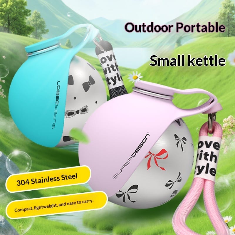 Portable Stainless Steel Dog Water Bottle – Travel Water Dispenser with Built-In Bowl — view 7