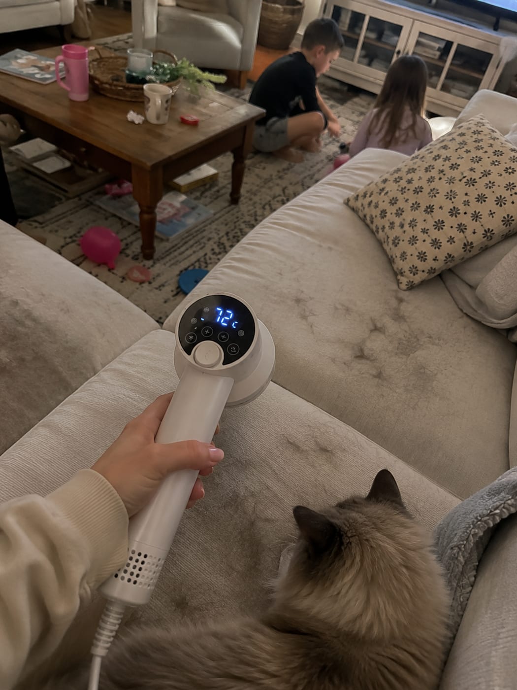 2-in-1 Pet Grooming Dryer Brush | Silent Hair Dryer & Comb for Dogs & Cats — view 8