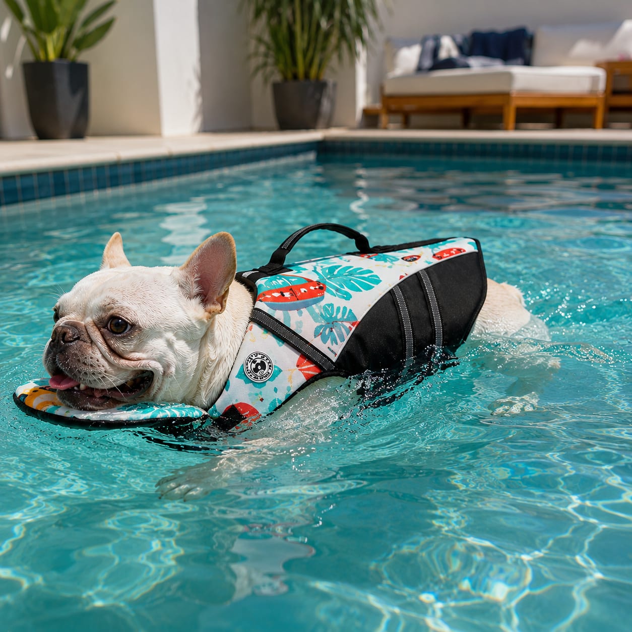 Professional Dog Life Jacket | Adjustable Pet Swimming Vest for Small & Large Dogs — view 3