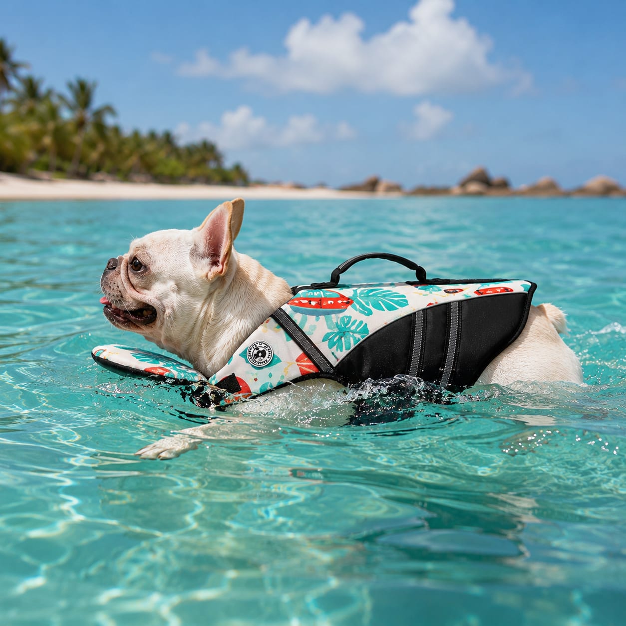 Professional Dog Life Jacket | Adjustable Pet Swimming Vest for Small & Large Dogs — view 13